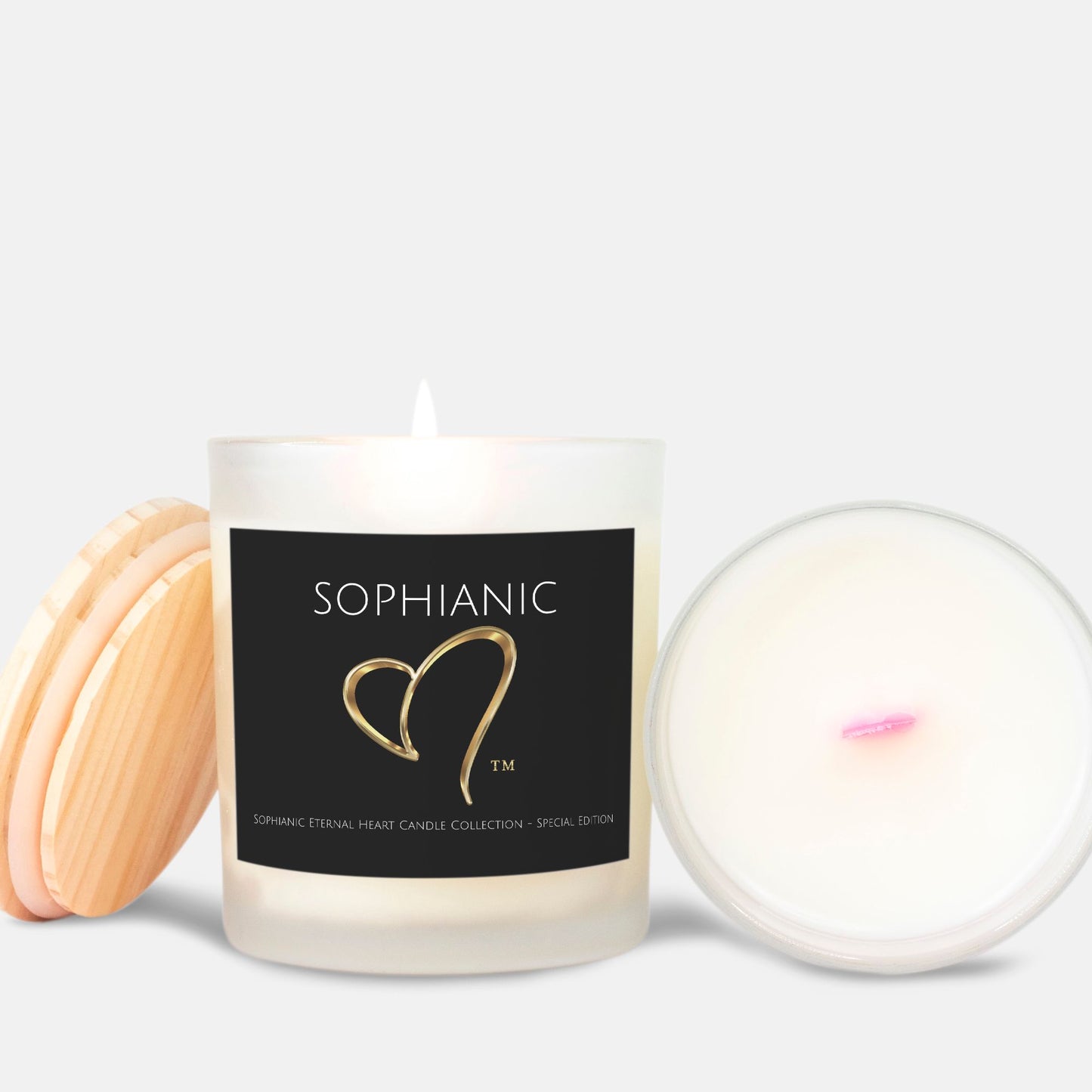 Sophianic Eternal Heart Candle Collection - Special Edition (PINK Wood Wick)