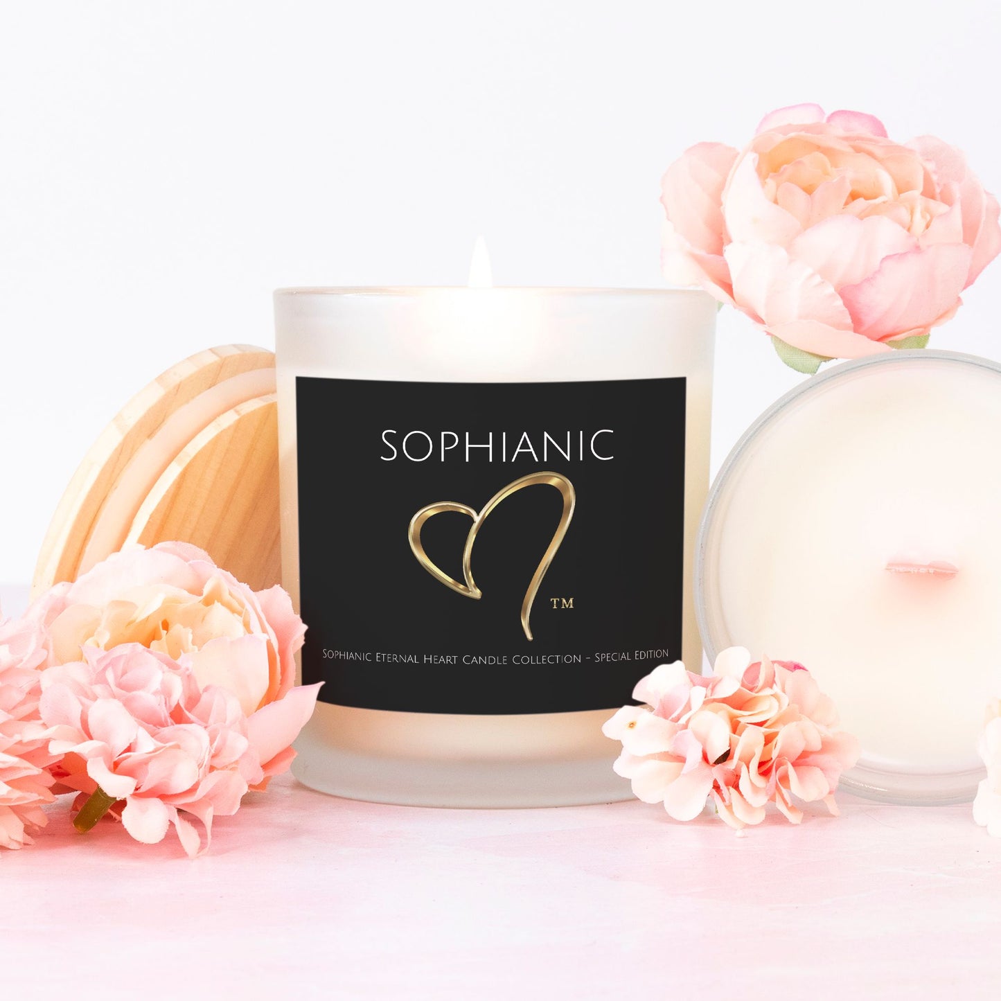 Sophianic Eternal Heart Candle Collection - Special Edition (PINK Wood Wick)