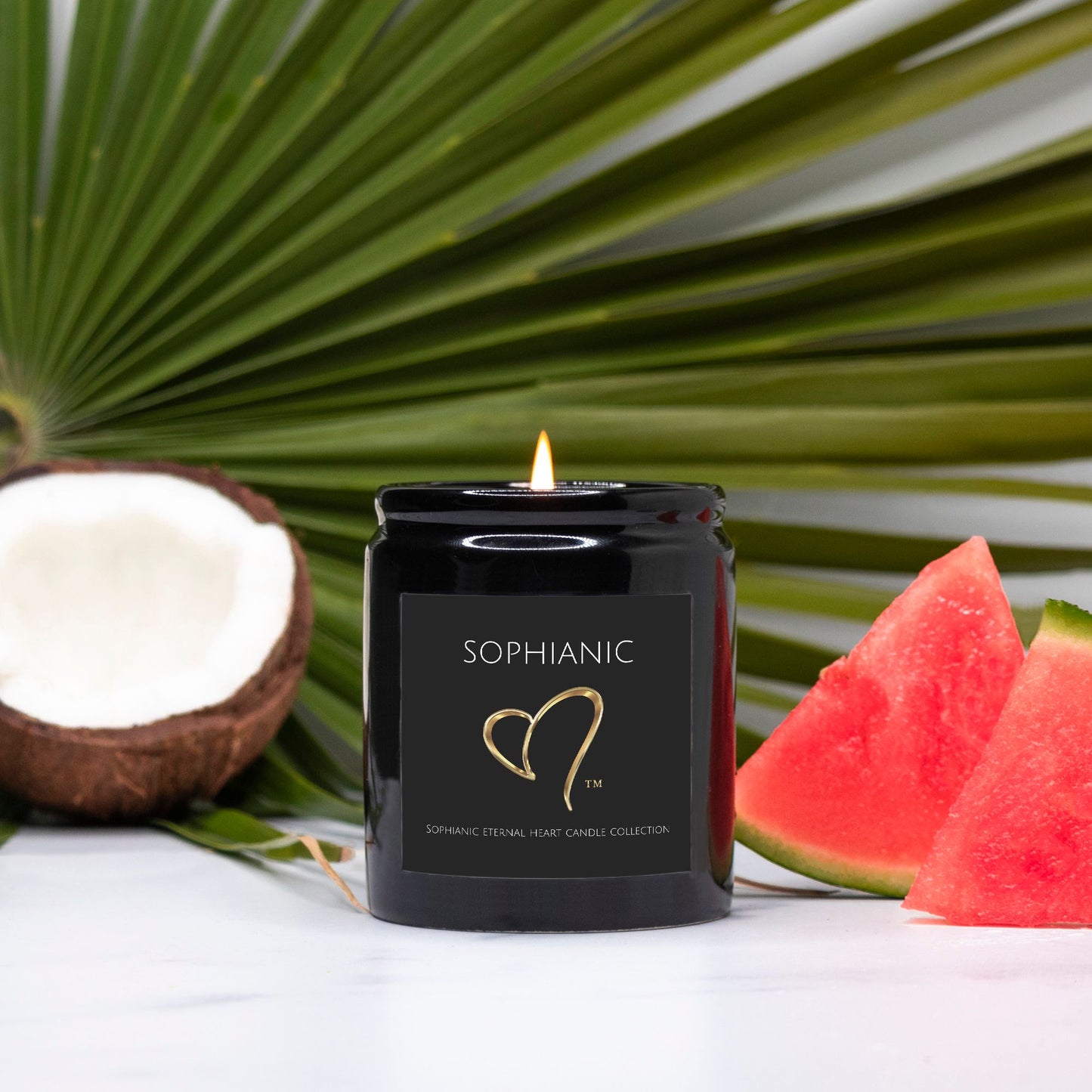 Sophianic Eternal Heart Candle Collection (Black Jar)